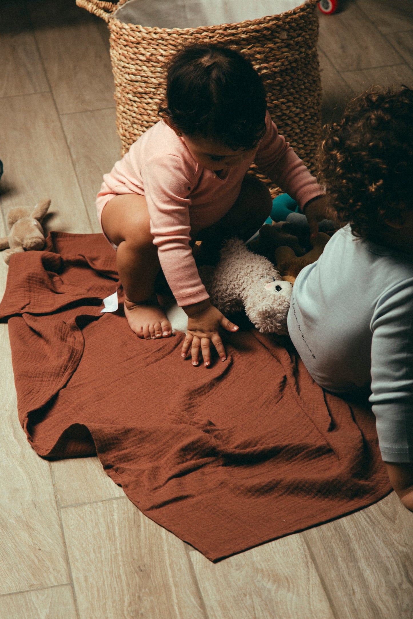 Soft Baby Blanket Choco Brown 120x120 CM