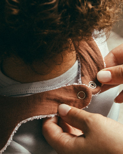 Dual layer Bib Choco Brown