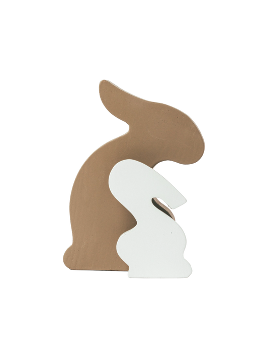 Wooden Mommy and Me Bunny Toy