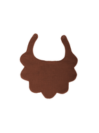 مريلة مزدوجة الطبقات باللون الأرجواني