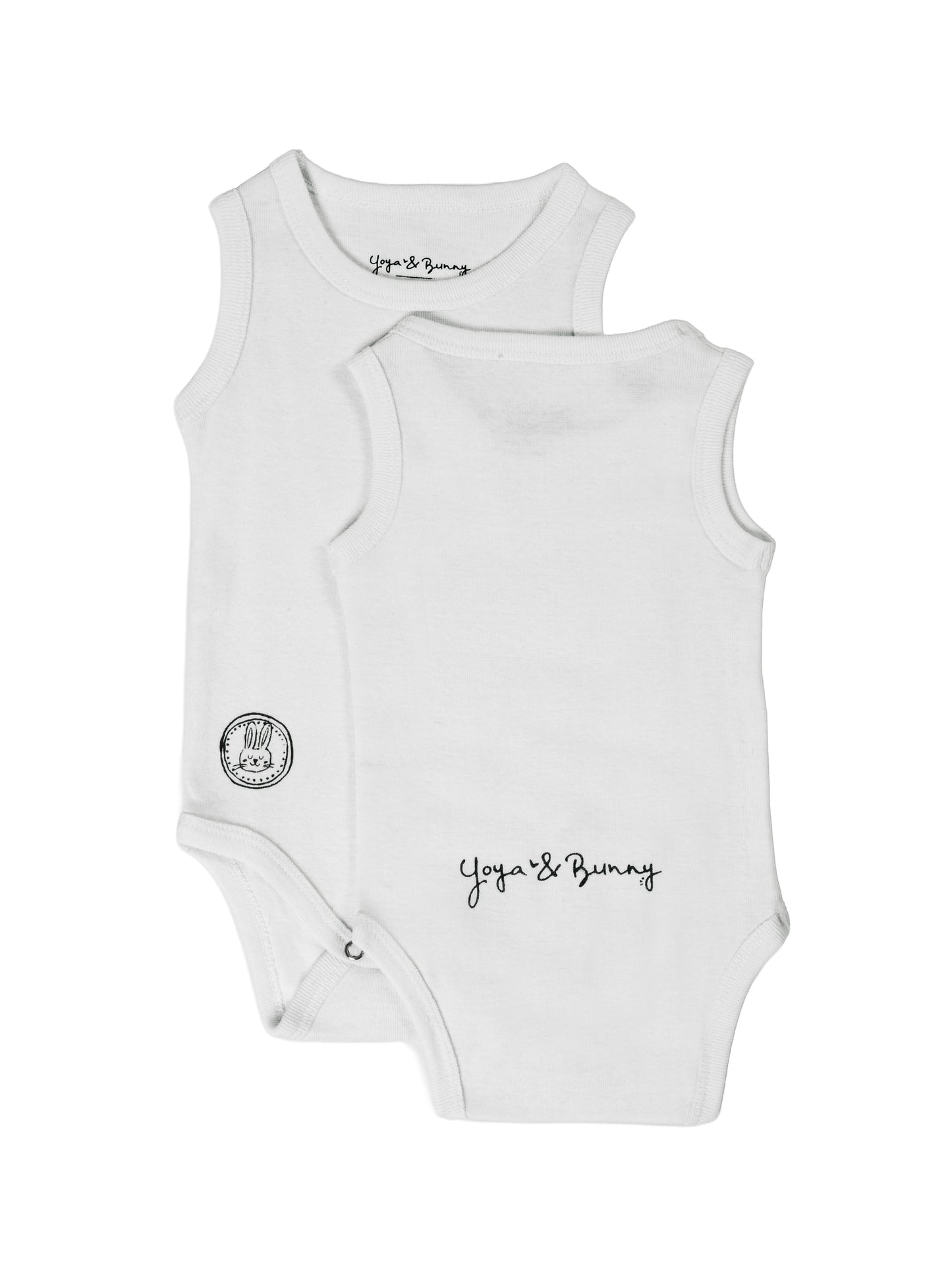 2-Pack Ultra Soft Sleeveless Bodysuit
