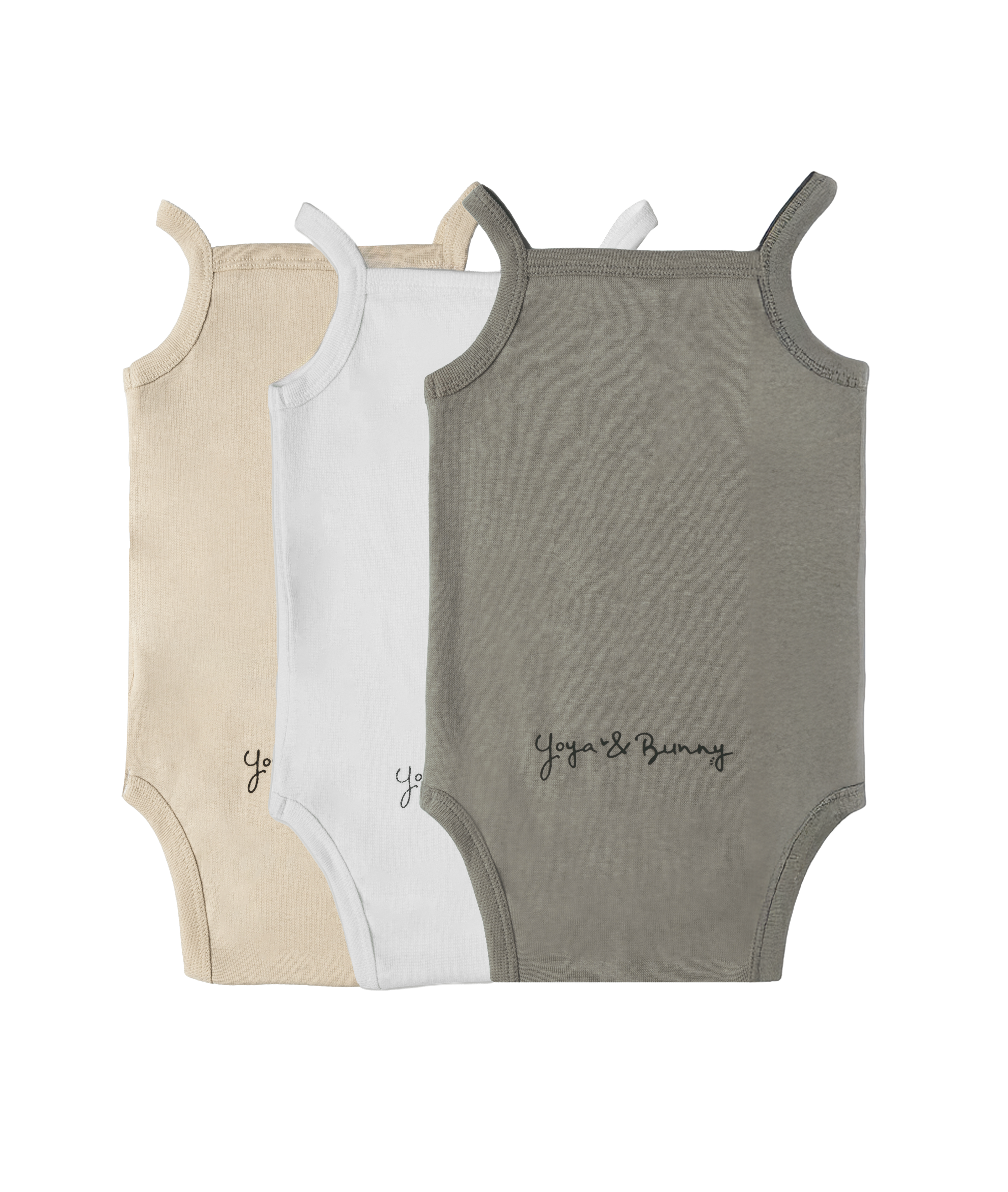 3-Pack Ultra Soft Tank Bodysuit Multi Color