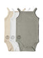 3-Pack Ultra Soft Tank Bodysuit Multi Color
